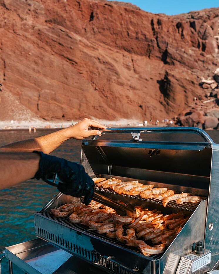 Santorin, Croisière en Catamaran