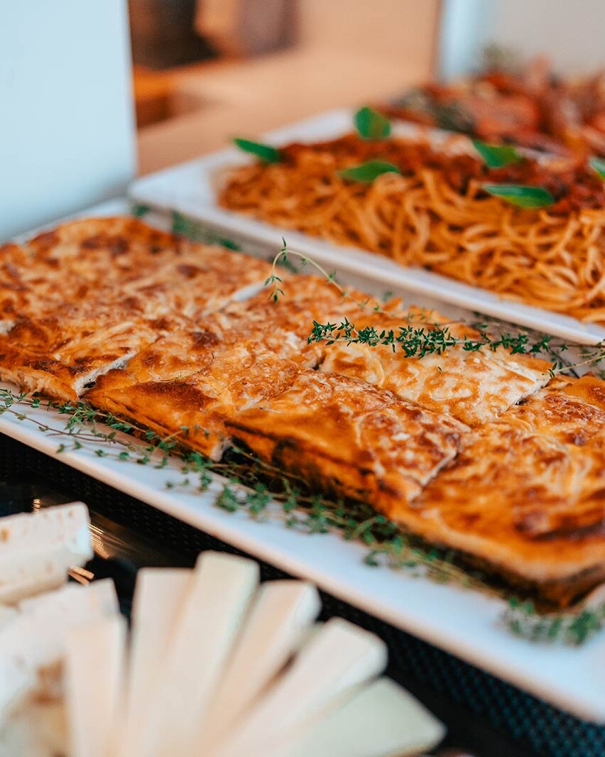 Food on Catamaran in Santorini