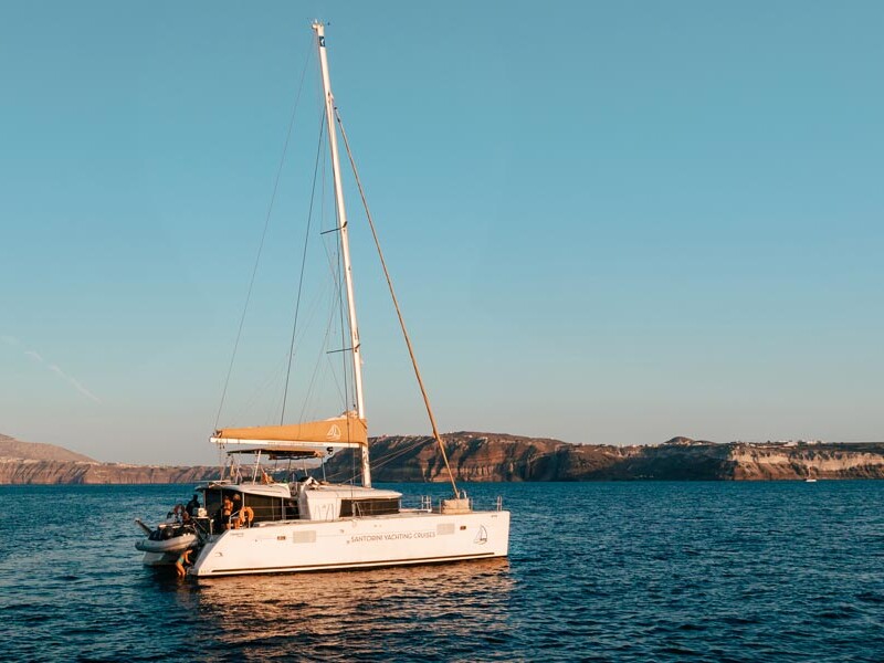 Catamaran Sunset Cruise in Santorini