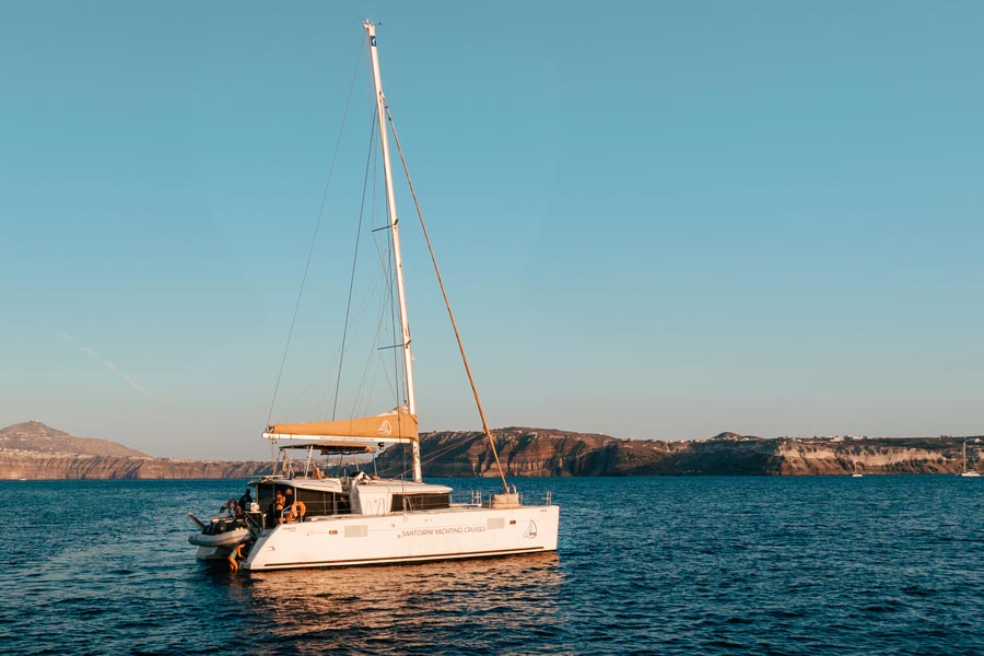 Catamaran Sunset Cruise in Santorini